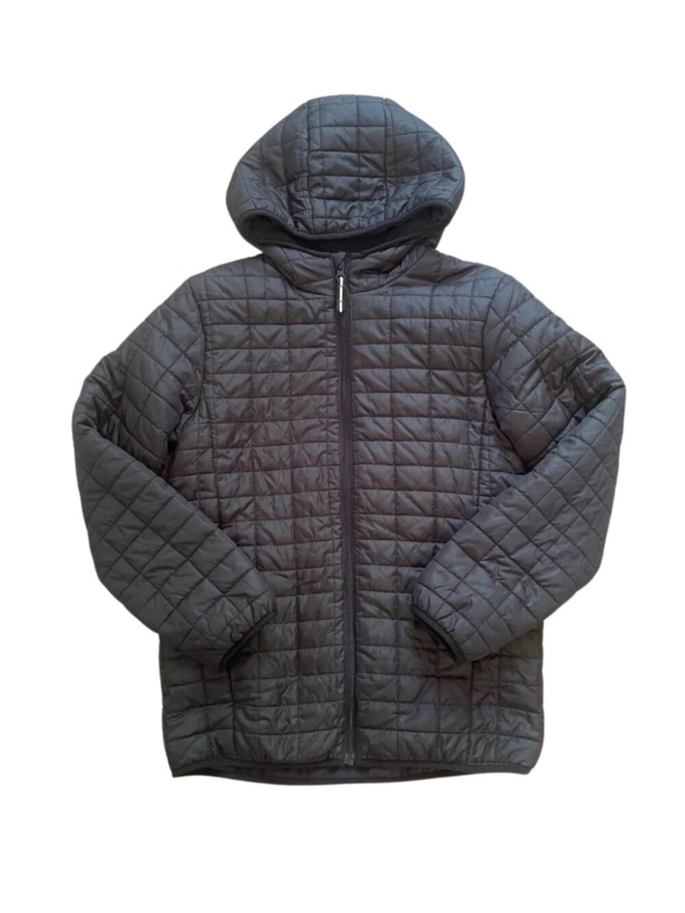 Cat & Jack Quilted Hooded Puffer Jacket - Black Boy XL #0053